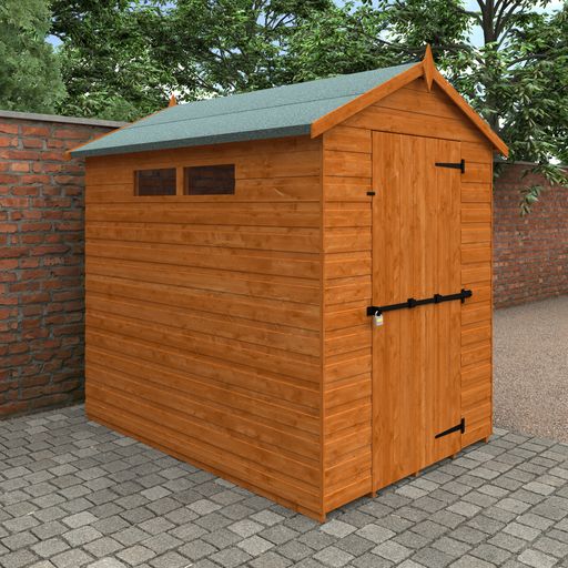 Redlands 7' x 5' Shiplap Apex Security Shed