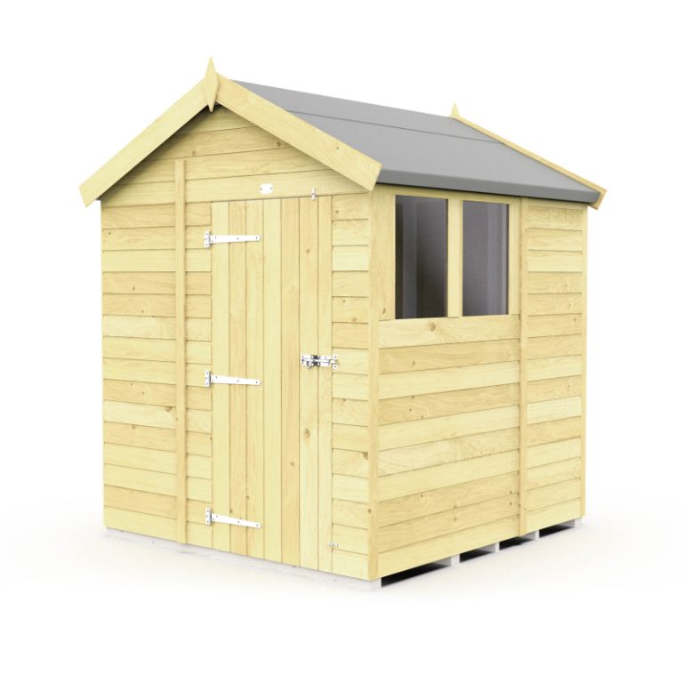 Holt 7' x 6' Pressure Treated Shiplap Modular Apex Shed