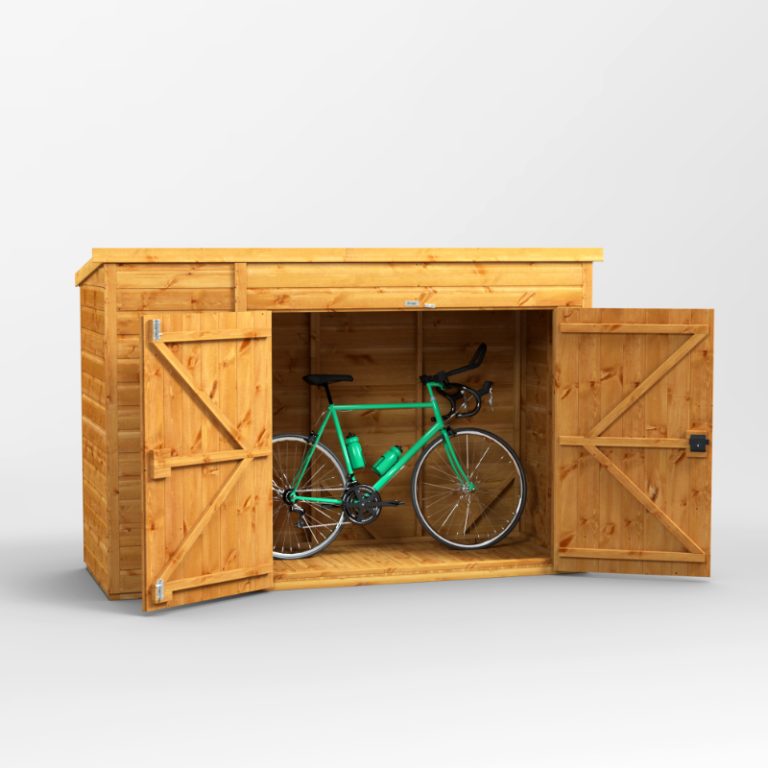 Oren 8' x 3' Shiplap Pent Bike Shed