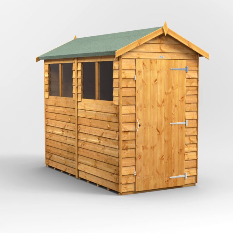 Oren 8' x 4' Overlap Modular Custom Apex Shed