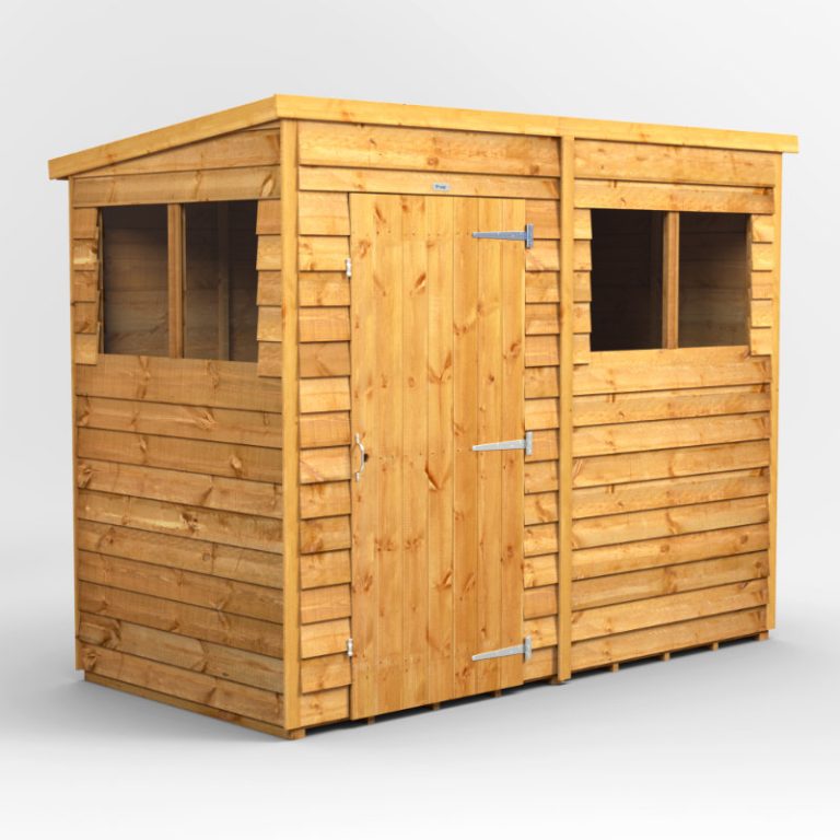 Oren 8' x 4' Overlap Modular Custom Pent Shed