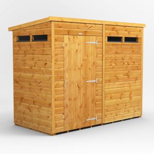 Oren 8' x 4' Shiplap Modular Custom Pent Security Shed