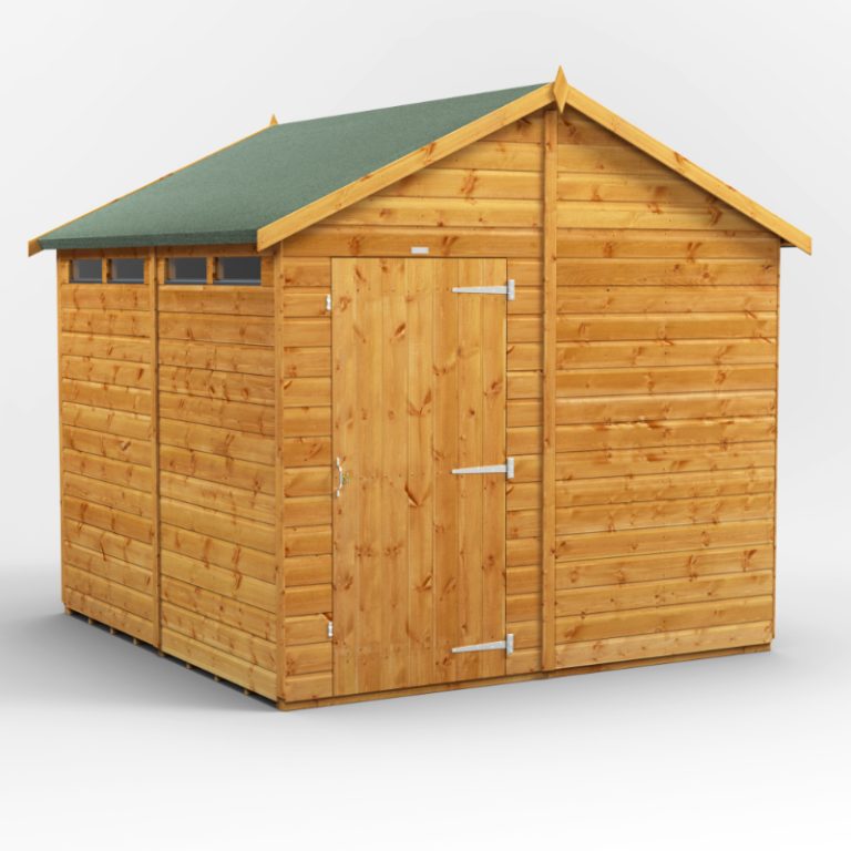 Oren 8' x 8' Shiplap Modular Custom Apex Security Shed