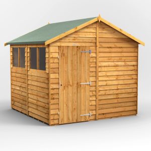 Oren 8' x 8' Overlap Modular Custom Apex Shed