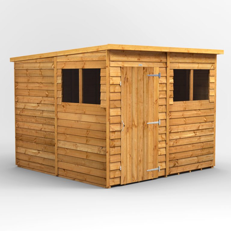 Oren 8' x 8' Overlap Modular Custom Pent Shed