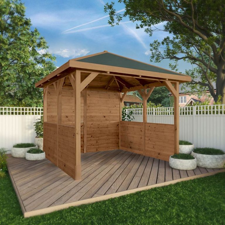 Adley 3m x 3m Pressure Treated Gazebo With Panels
