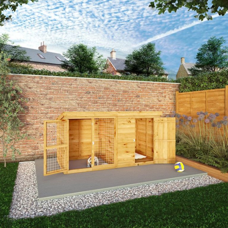 Adley 8' x 4' Dog Kennel & Run