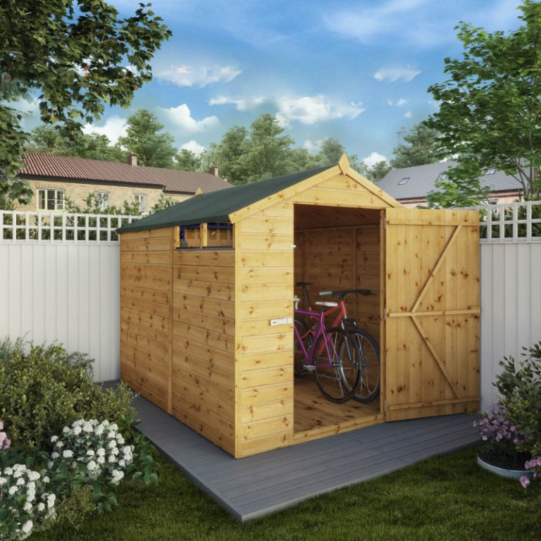 Adley 6' x 8' Premium Shiplap Apex Security Shed