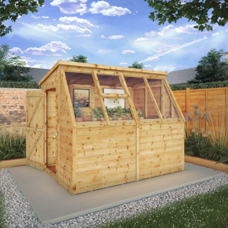 Adley 6' x 8' Shiplap Potting Shed