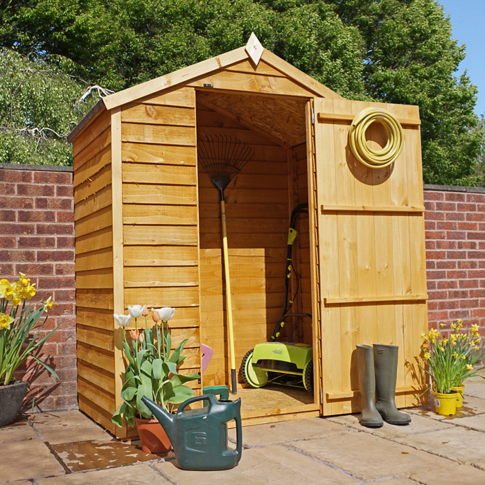 Adley 5' x 3' Windowless Overlap Apex Shed