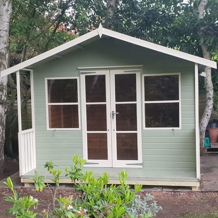 Bards 8' x 10' Popular Custom Summer House - Pre Painted