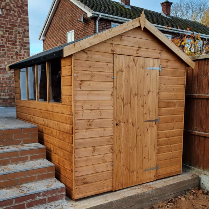 Bards 10' x 6' Popular Custom Apex Shed