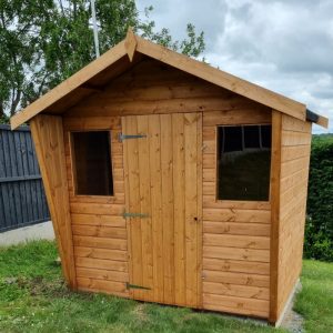 Bards 6' x 8' Popular Custom Apex Cabin Shed