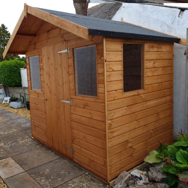 Bards 6' x 8' Popular Custom Apex Hobby Shed