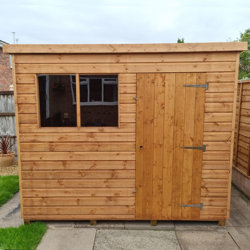 Bards 8' x 6' Popular Custom Pent Shed