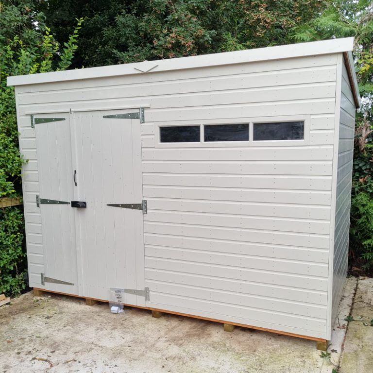 Bards 12' x 10' Custom Pent Security Shed - Tanalised or Pre Painted