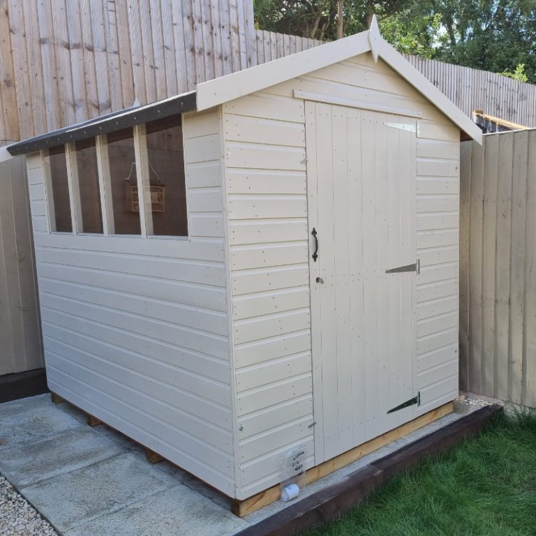 Bards 8' x 10' Supreme Custom Apex Shed - Tanalised or Pre Painted