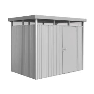 Biohort HighLine Size H2 Premium Metal Shed - Silver