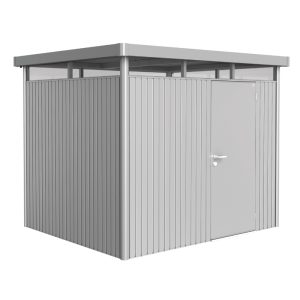 Biohort HighLine Size H3 Premium Metal Shed - Silver