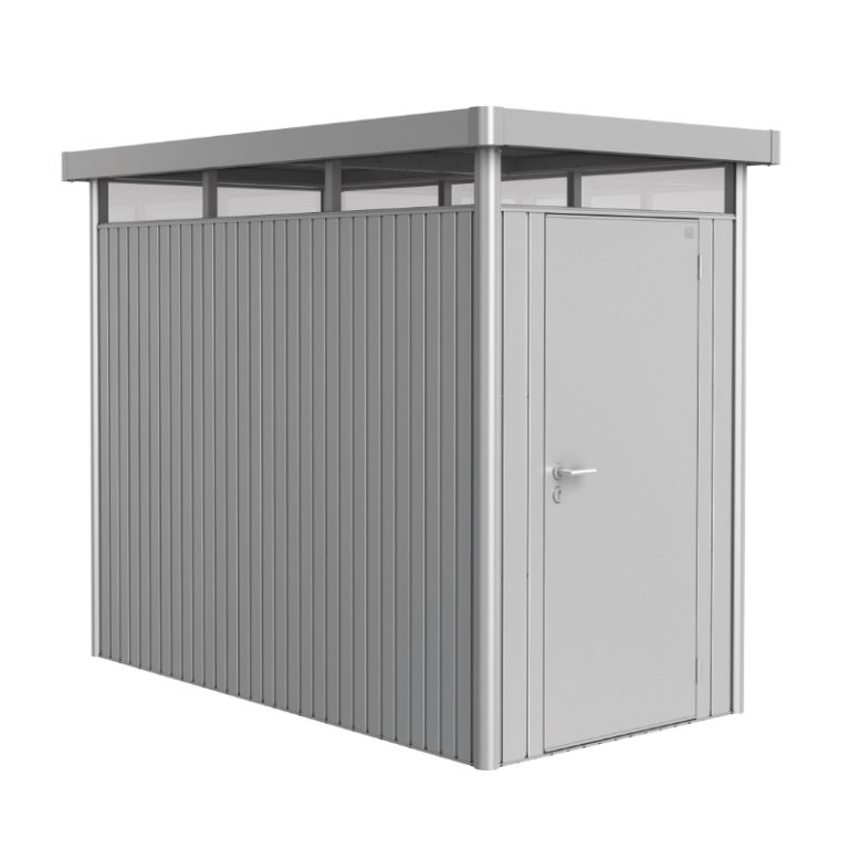 Biohort HighLine Size HS Premium Metal Shed - Silver