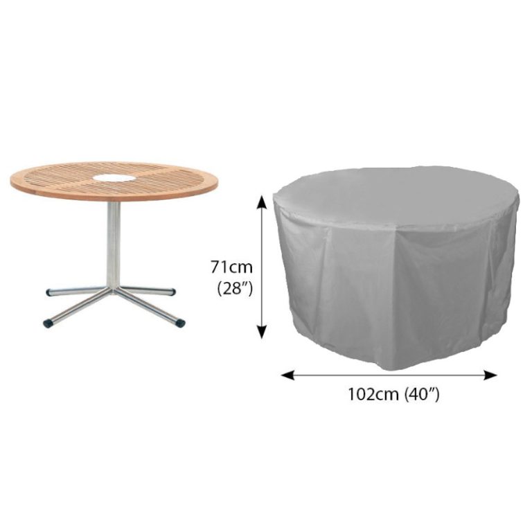 Classic Protector 6000 Circular Table Cover - 4 Seat - Grey