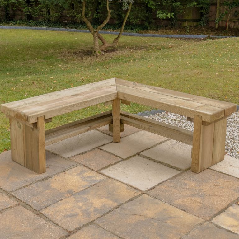 Hartwood 1.2m Double Corner Sleeper Bench