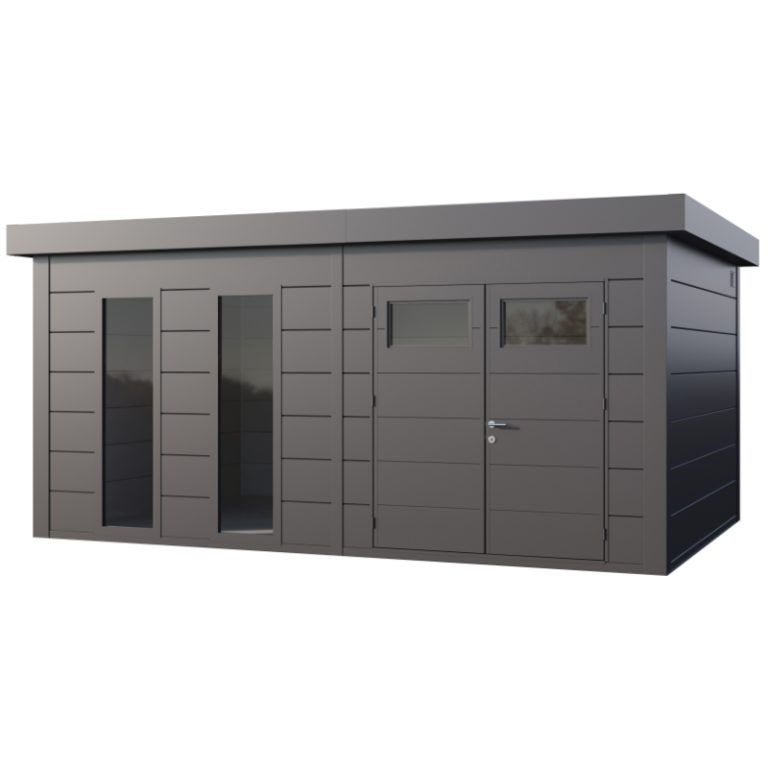 Telluria 18' x 12' Eleganto Premier Metal Shed