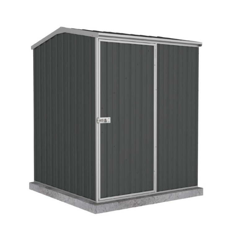 Adley 5' x 5' Monument Titanium Apex Metal Shed