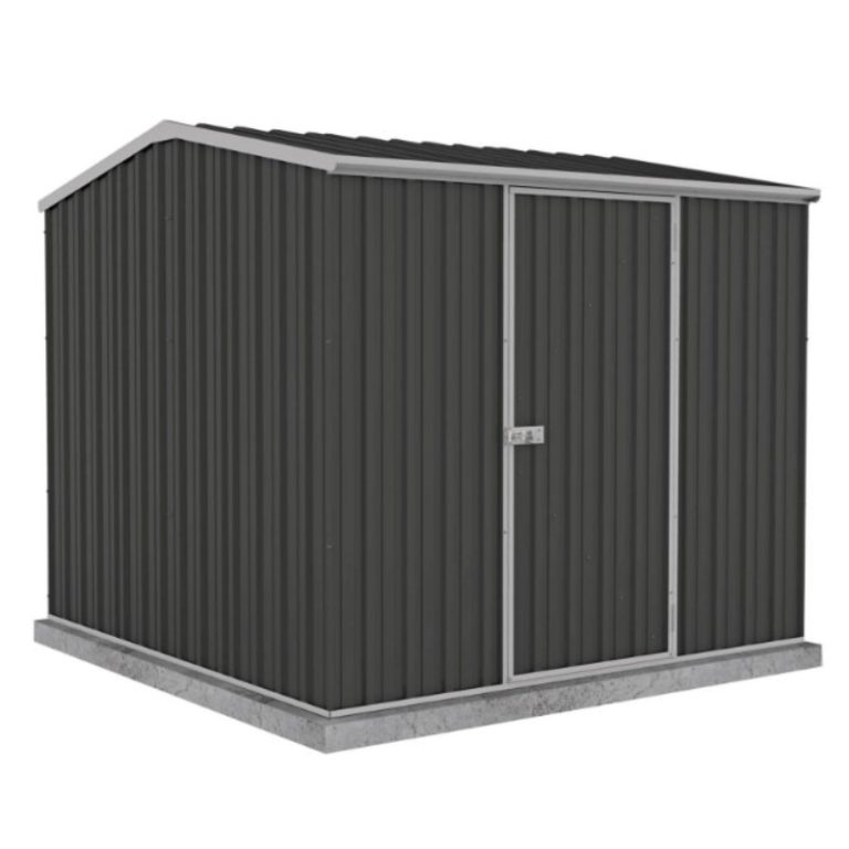 Adley 7' x 7' Monument Titanium Apex Metal Shed