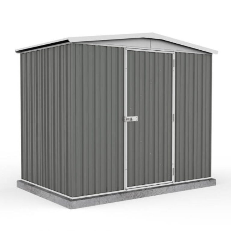Adley 7' x 5' Grey Titanium Apex Metal Shed