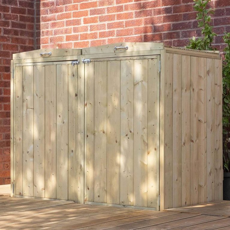 Adley Premium Pressure Treated Double Bin Store