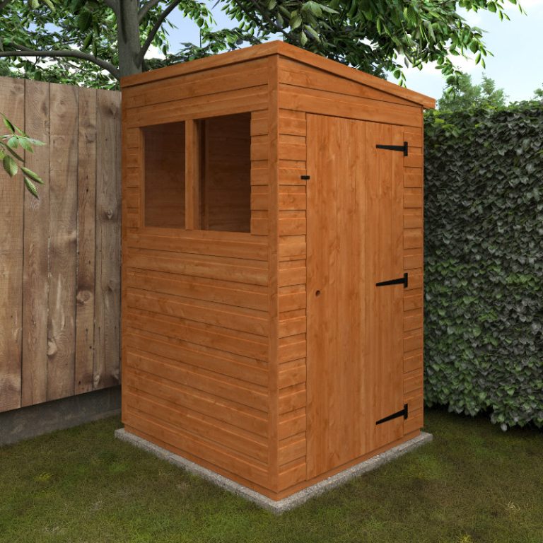 Redlands 4' x 4' Shiplap Modular Pent Shed