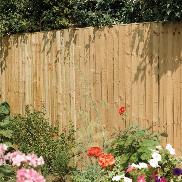 Rowlinson 6' x 6' Pressure Treated Feather Edge Fence Panel