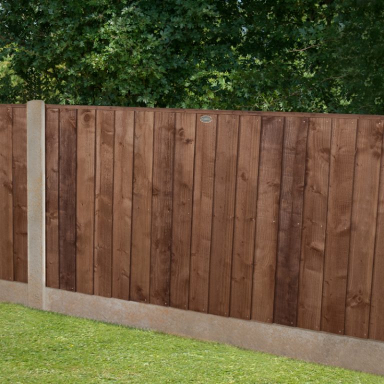 Hartwood 6' x 4' Pressure Treated Closeboard Fence Panel - Brown