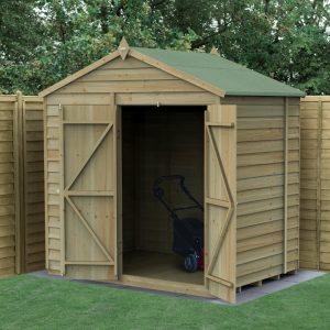 Hartwood Life Time 7' x 7' Double Door Windowless Pressure Treated Overlap Apex Shed