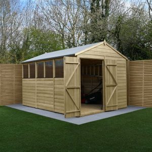 Hartwood 8' x 12' Pressure Treated Double Door Shiplap Apex Shed