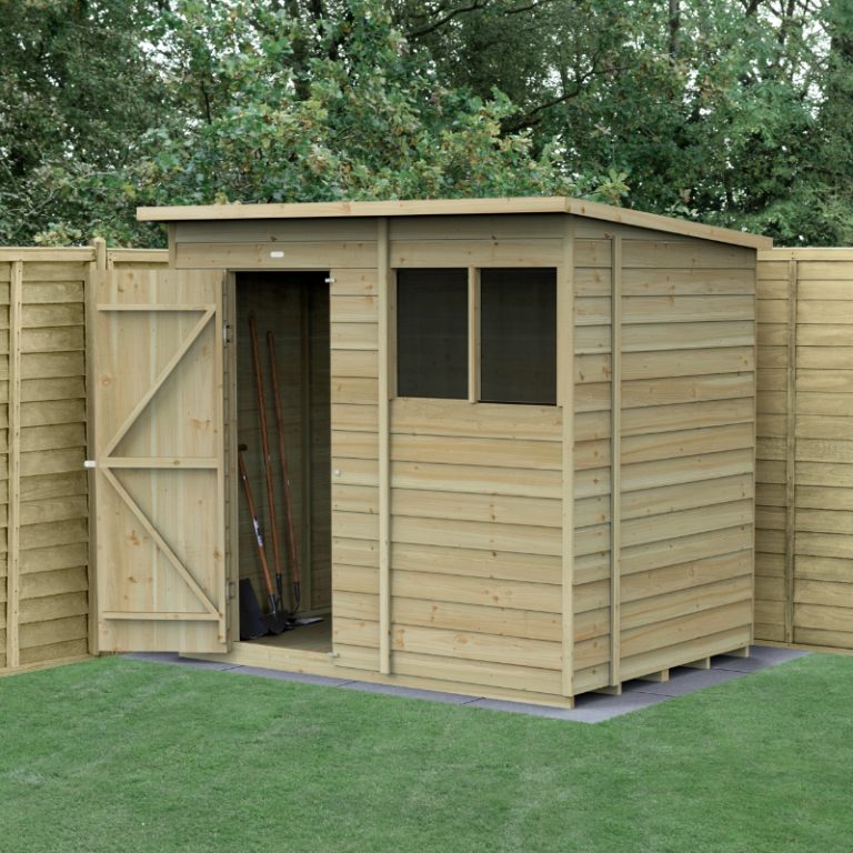 Hartwood Life Time 7' x 5' Overlap Pressure Treated Pent Shed