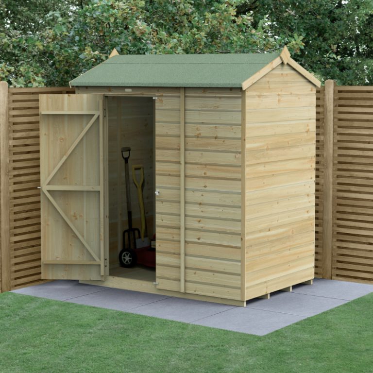 Hartwood 6' x 4' Pressure Treated Windowless Shiplap Reverse Apex Shed