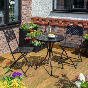 Rowlinson Havana Bistro Set - Black