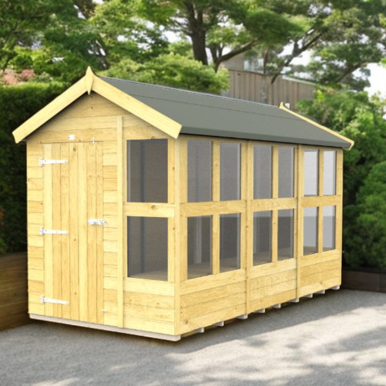 Holt 6' x 12' Pressure Treated Shiplap Modular Apex Potting Shed