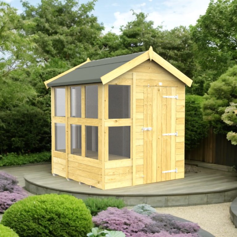 Holt 6' x 6' Pressure Treated Shiplap Modular Apex Potting Shed