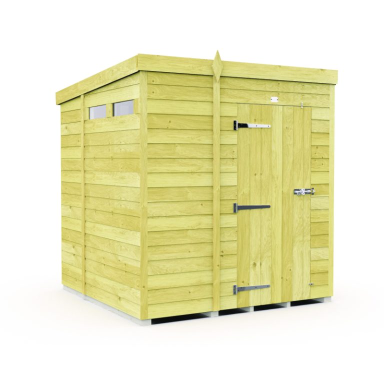 Holt 7' x 7' Pressure Treated Shiplap Modular Pent Security Shed