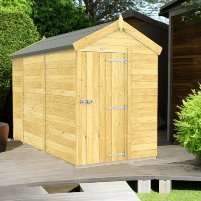 Holt 5' x 10' Pressure Treated Shiplap Modular Apex Shed