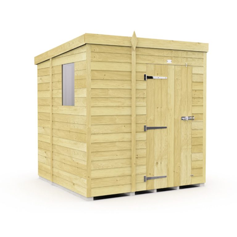Holt 5' x 7' Pressure Treated Shiplap Modular Pent Shed