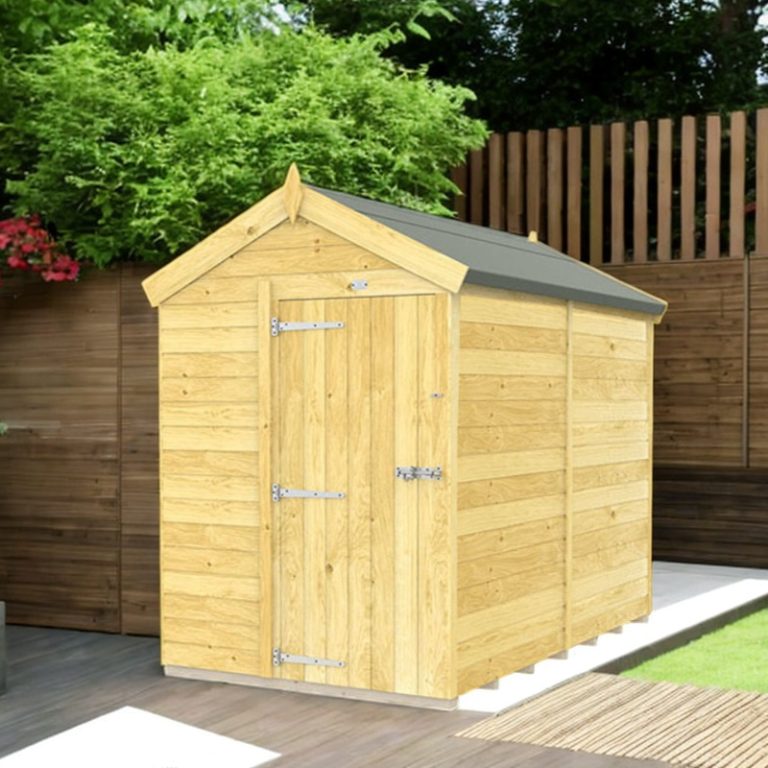 Holt 5' x 8' Pressure Treated Shiplap Modular Apex Shed