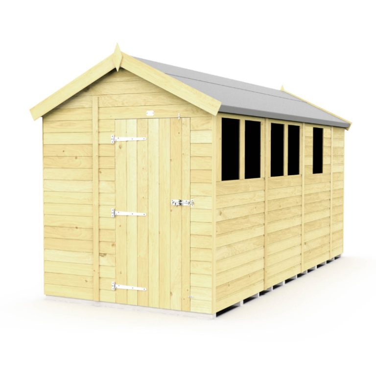 Holt 6' x 13' Pressure Treated Shiplap Modular Apex Shed