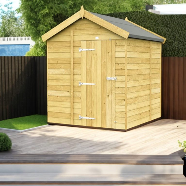 Holt 6' x 7' Pressure Treated Shiplap Modular Apex Shed