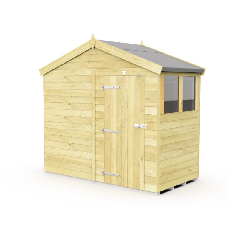 Holt 8' x 4' Pressure Treated Shiplap Modular Apex Shed