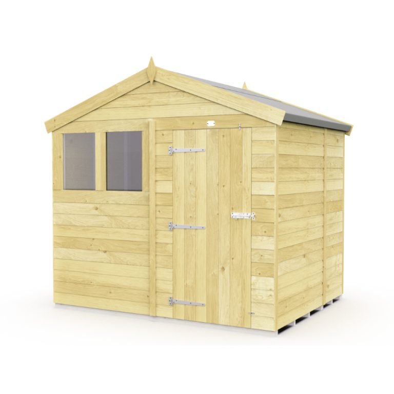 Holt 8' x 5' Pressure Treated Shiplap Modular Apex Shed