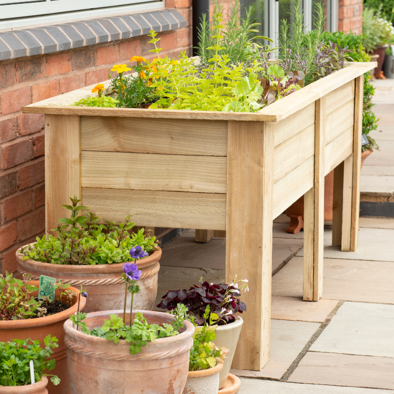 Planting Storage Box Big Kitchen Planting Box by Hartwood - Which Shed?